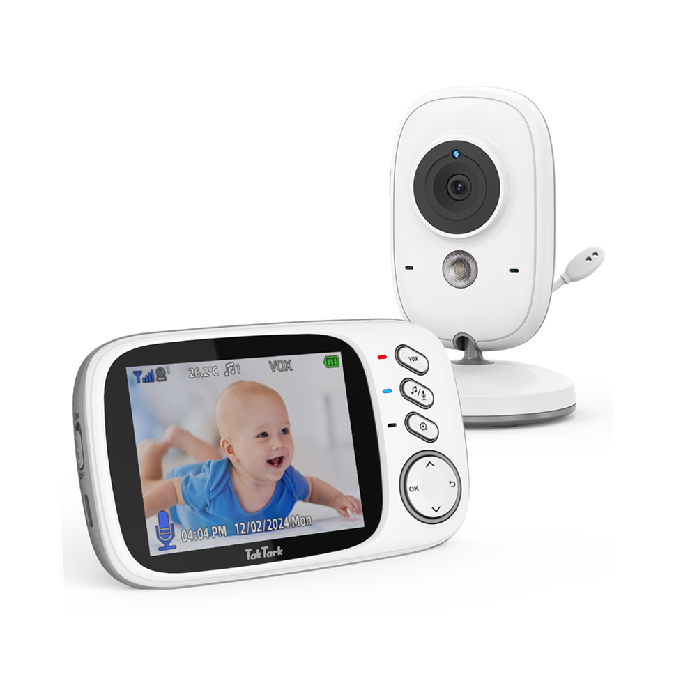 Wearable Baby Monitor - TakTark 3.2인치 무선 비디오 베이비 모니터