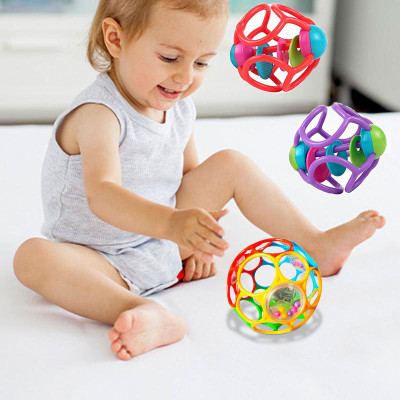 Baby Nursery Images - 아기 딸랑이 소프트 핸드 벨 홀