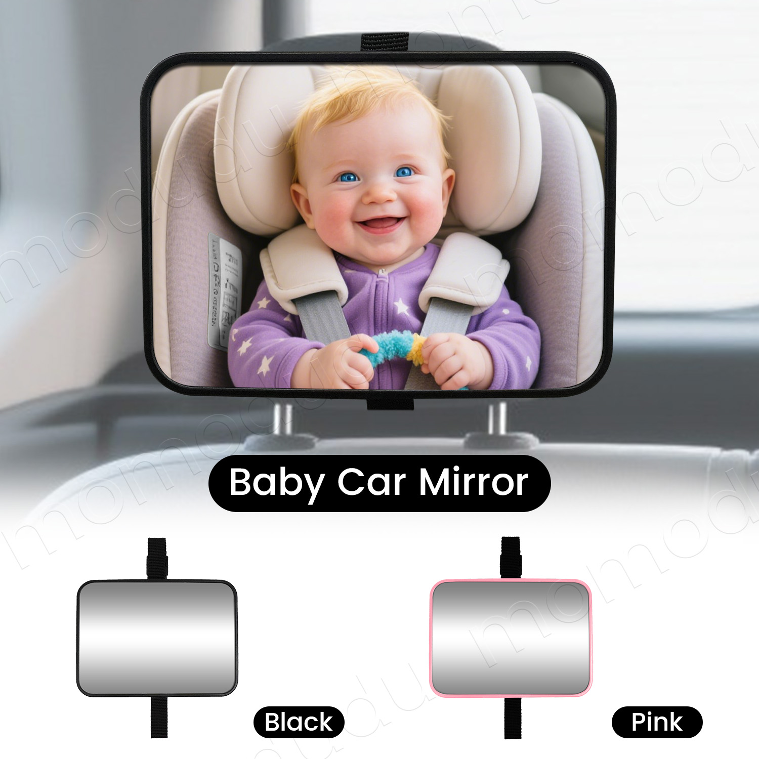 Wearable Baby Monitor - 아기 자동차 거울 후면보기 유아 어린이
