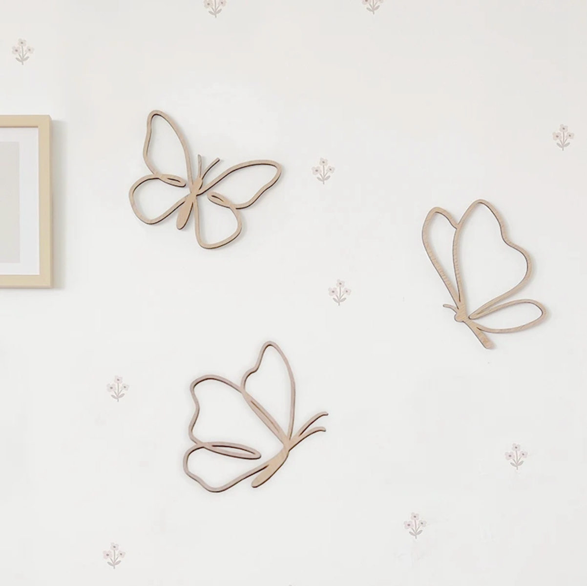 Baby Nursery Ideas - 나무 나비 장식, 나무 벽 장식,