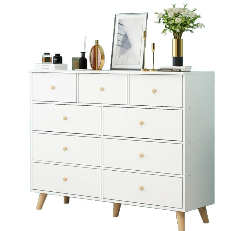 Drawer Dresser White - 화이트 베이비룸 6단 서랍장 수납장 원목
