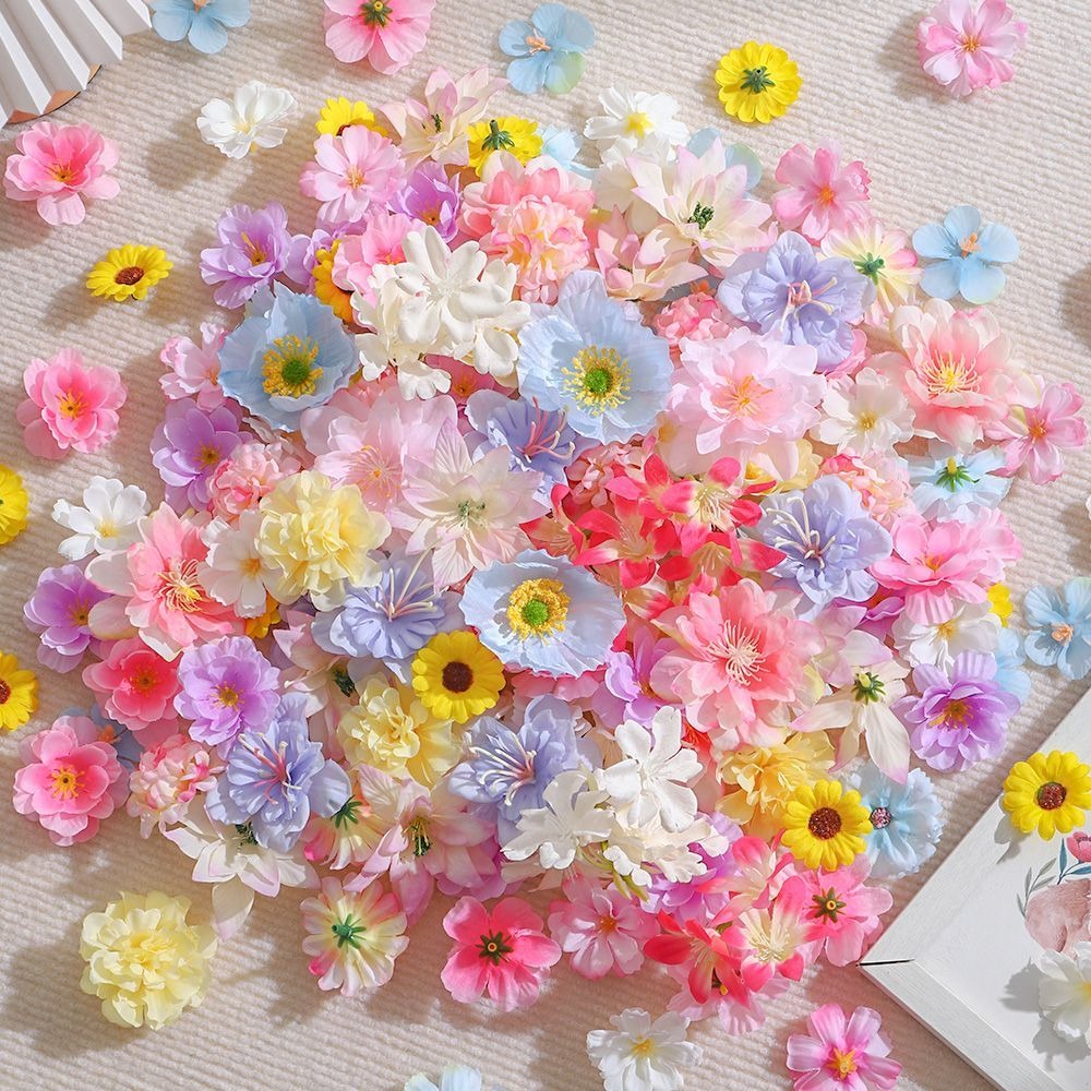 20/50Pcs 인공 꽃 실크 가짜 꽃 홈 룸 장식 웨 - Baby Nursery Decor Ideas 리뷰 및 가격