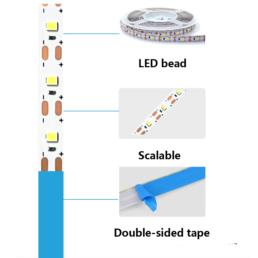 DC 5V USB LED 라이트 스트립 2835 화이트 - Drawer Dresser White 리뷰 및 가격