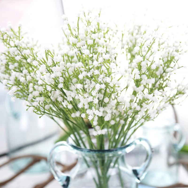 인공 꽃 폭발 장식 가짜 플라스틱 안개꽃 웨딩 신부 액 - Baby Nursery Decor Ideas 리뷰 및 가격