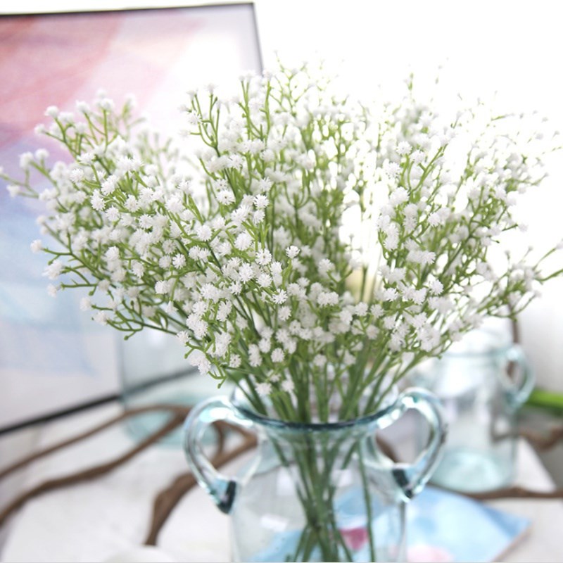 인공 꽃 폭발 장식 가짜 플라스틱 안개꽃 웨딩 신부 액 - Baby Nursery Decor Ideas 리뷰 및 가격