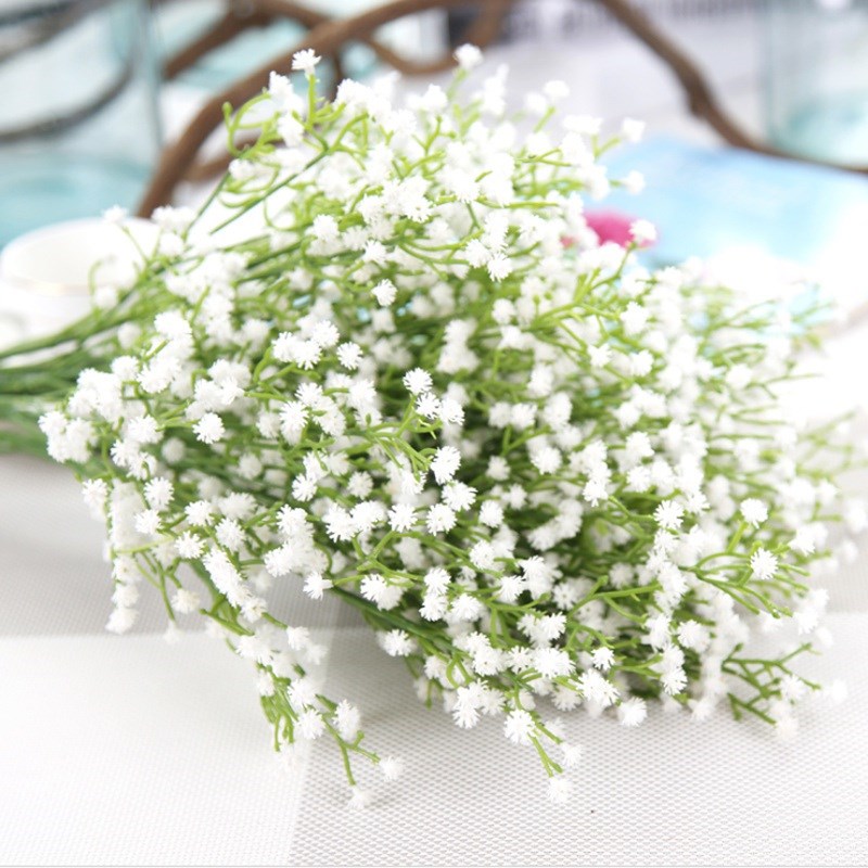 인공 꽃 폭발 장식 가짜 플라스틱 안개꽃 웨딩 신부 액 - Baby Nursery Decor Ideas 리뷰 및 가격