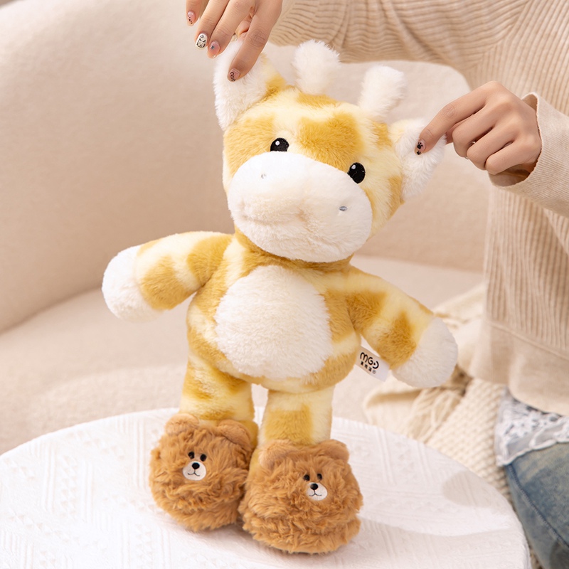 푹신한 기린 아기 식욕 플러시 장난감 귀여운 동물 부드 - Baby Nursery Decor Ideas 리뷰 및 가격