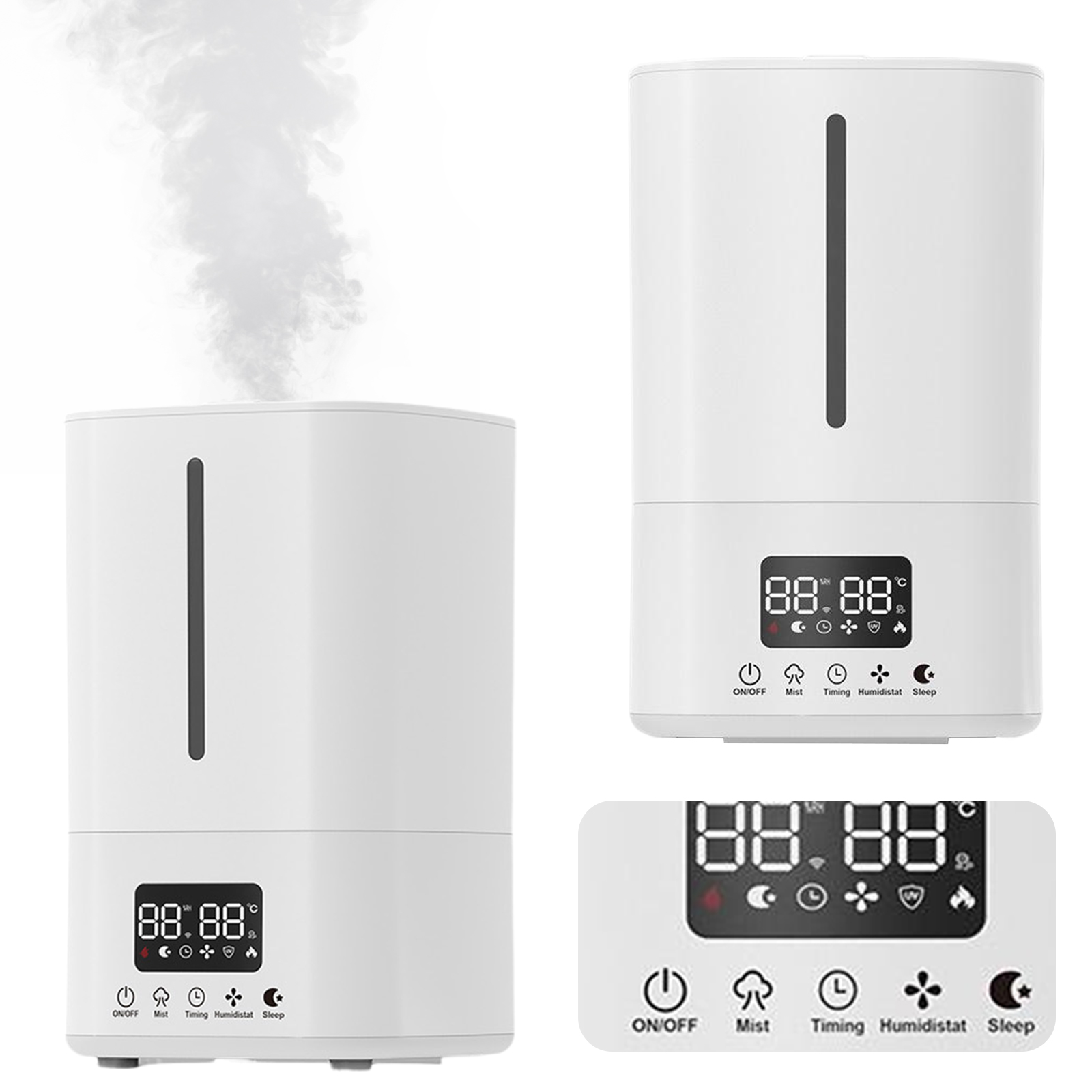 공기청정기가 포함된 5L 공기 가습기, 쿨 미스트 가습 - Humidifier Nursery Quiet 리뷰 및 가격