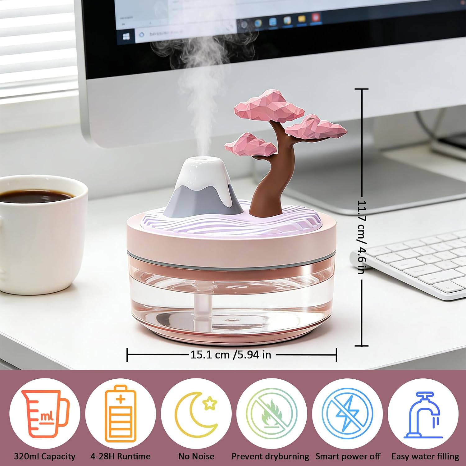 2026년형 업그레이드 벚꽃 쿨 미스트 가습기, 저소음 - Humidifier Nursery Quiet 리뷰 및 가격