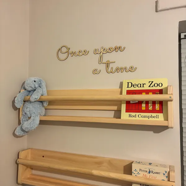 옛날에… 벽 장식 표지판. 나무로 만든 아기방 인용문  - Baby Nursery Diy 리뷰 및 가격