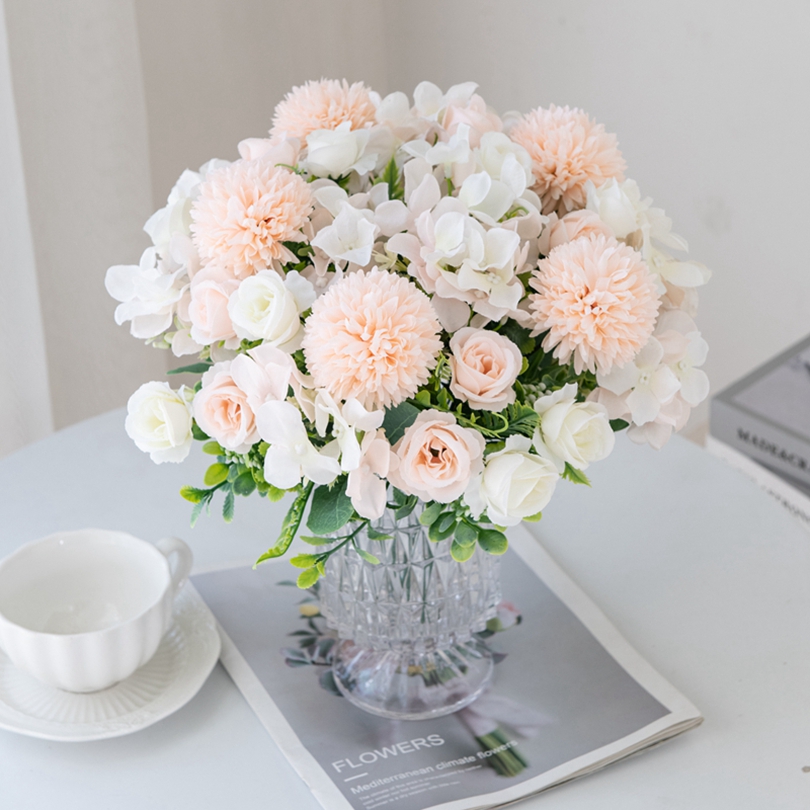인공 실크 장미 꽃다발, 화환 액세서리 스크랩북 홈 장 - Baby Nursery Decor Ideas 리뷰 및 가격