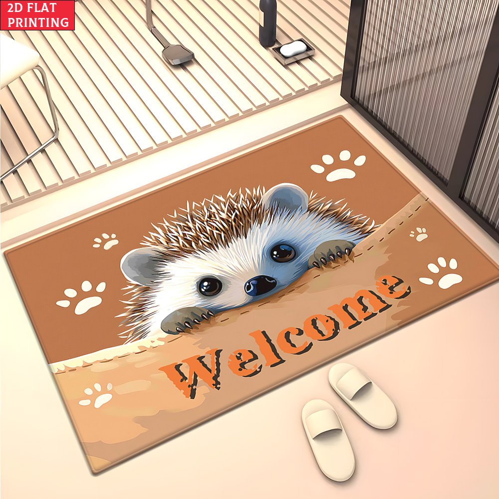 사파리 동물들 도어매트 코끼리 기린 원숭이 정글 논슬립 - Baby Nursery Jungle Rug 리뷰 및 가격
