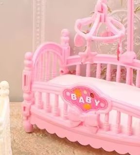 1:12 인형 집 미니어처 미니 아기 침대 요람 보육실 - Baby Nursery Decor Ideas 리뷰 및 가격
