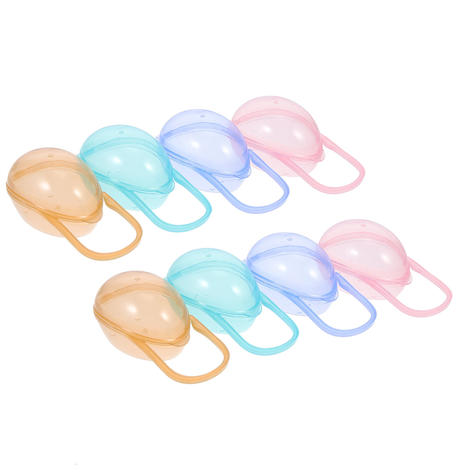 8Pcs 젖꼭지 보관 상자 휴대용 다기능 아기 젖꼭지  - Baby Nursery Storage 리뷰 및 가격