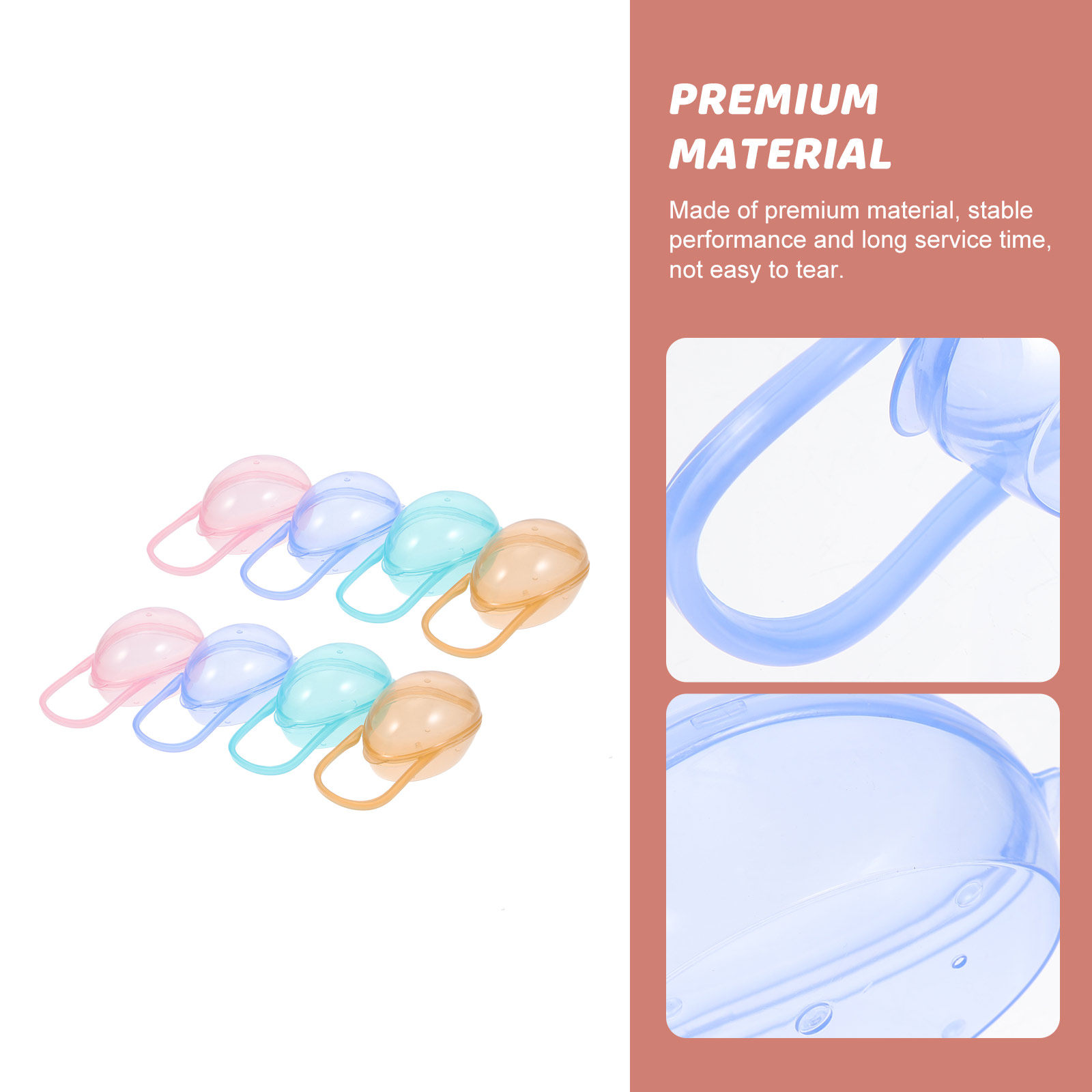 8Pcs 젖꼭지 보관 상자 휴대용 다기능 아기 젖꼭지  - Baby Nursery Storage 리뷰 및 가격