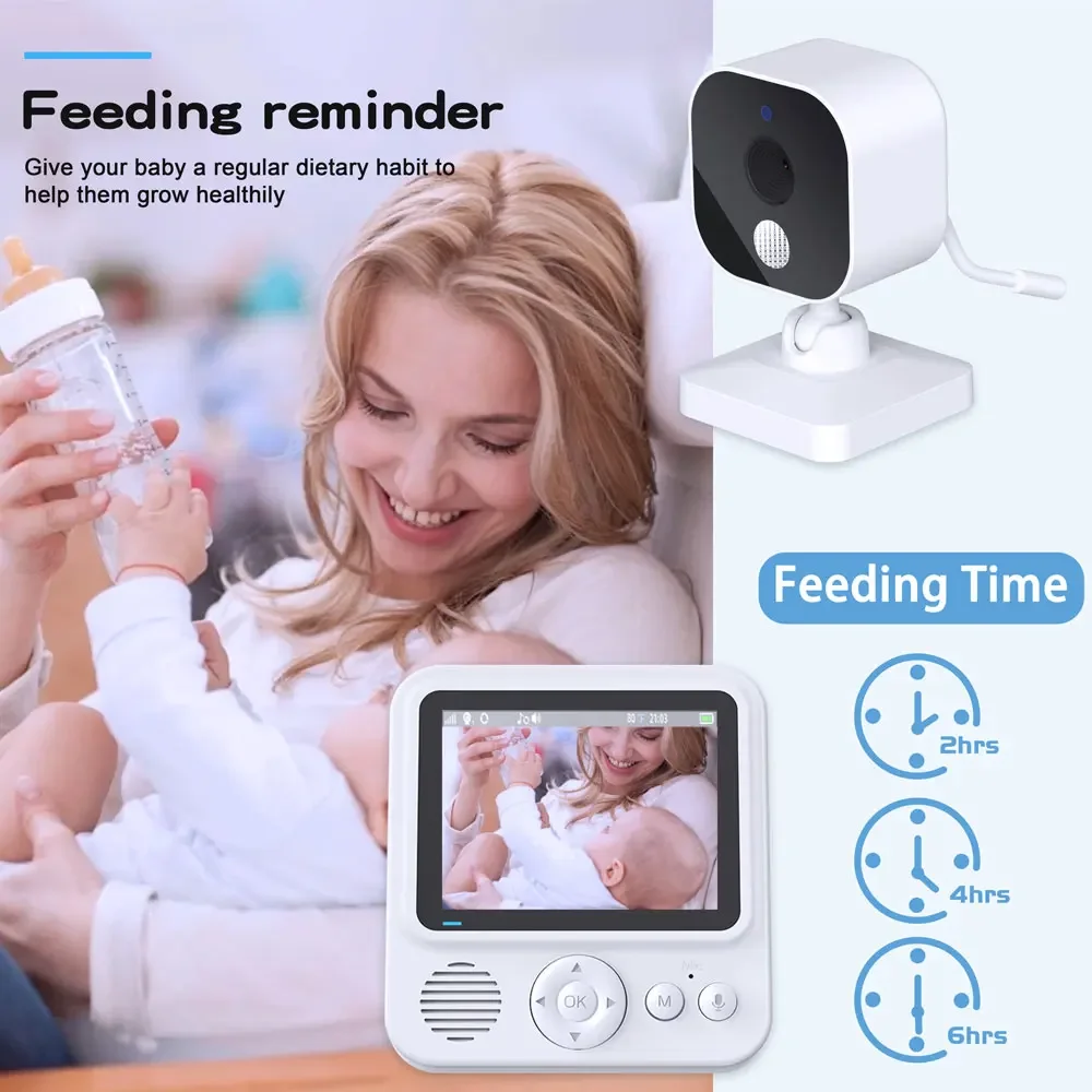 2.8인치 비디오 베이비 모니터 무선 어머니-아이 양방 - Wearable Baby Monitor 리뷰 및 가격