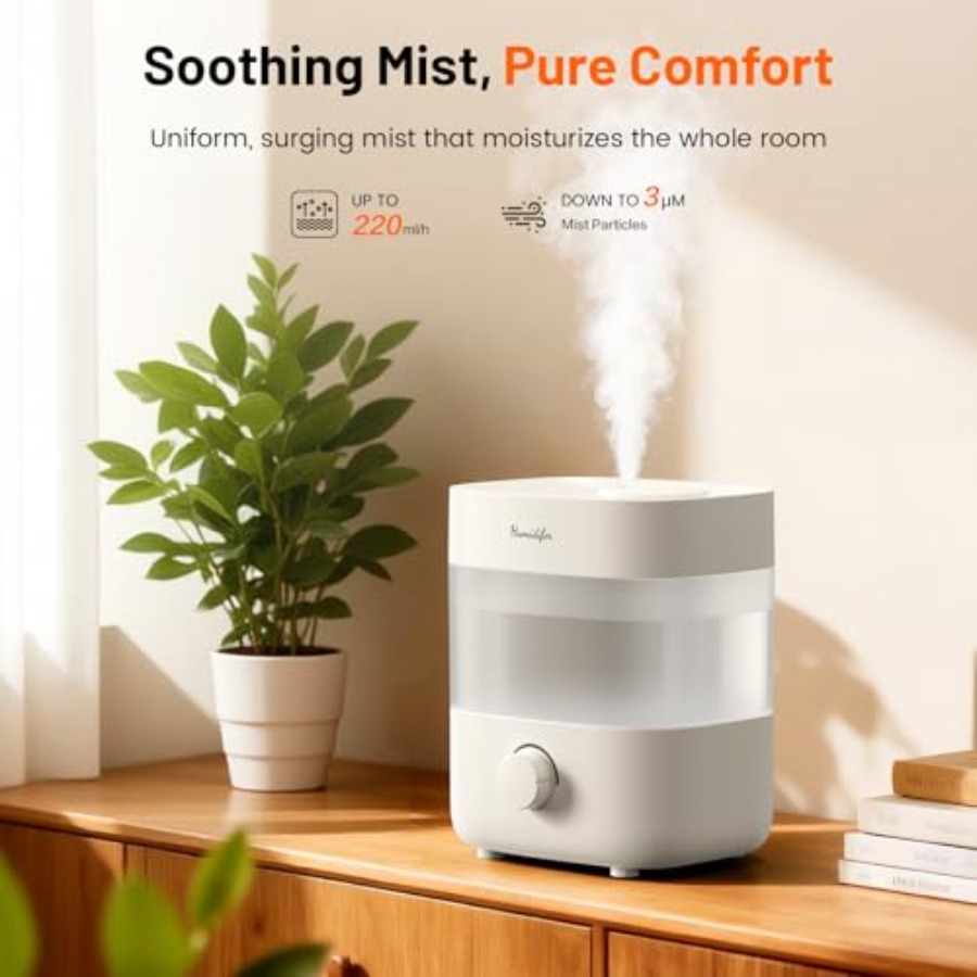 2L 상부 주입 탱크가 있는 침실용 가습기, 흰색 플라 - Humidifier Nursery Quiet 리뷰 및 가격