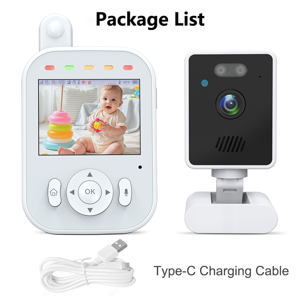 베이비 모니터 무선 실내 2.8인치 감시 비디오 양방향 - Wearable Baby Monitor 리뷰 및 가격