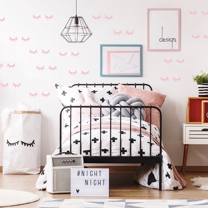어린이 방 장식 속눈썹 벽 스티커, 귀여운 아기 방 스 - Baby Nursery Decor Ideas 리뷰 및 가격
