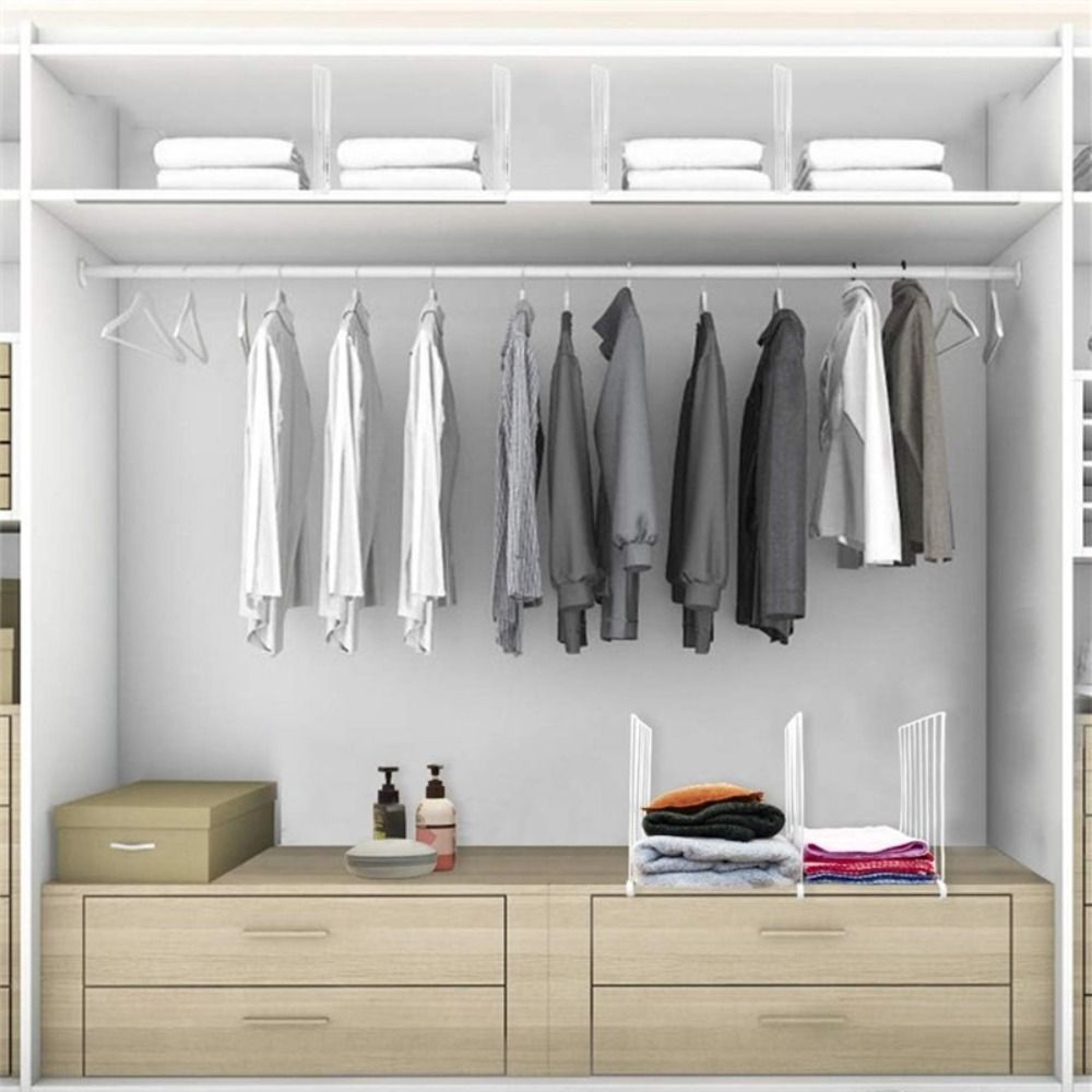 공간 절약형 메탈 옷장 디바이더 이동식 클램프 화이트  - Drawer Dresser White 리뷰 및 가격