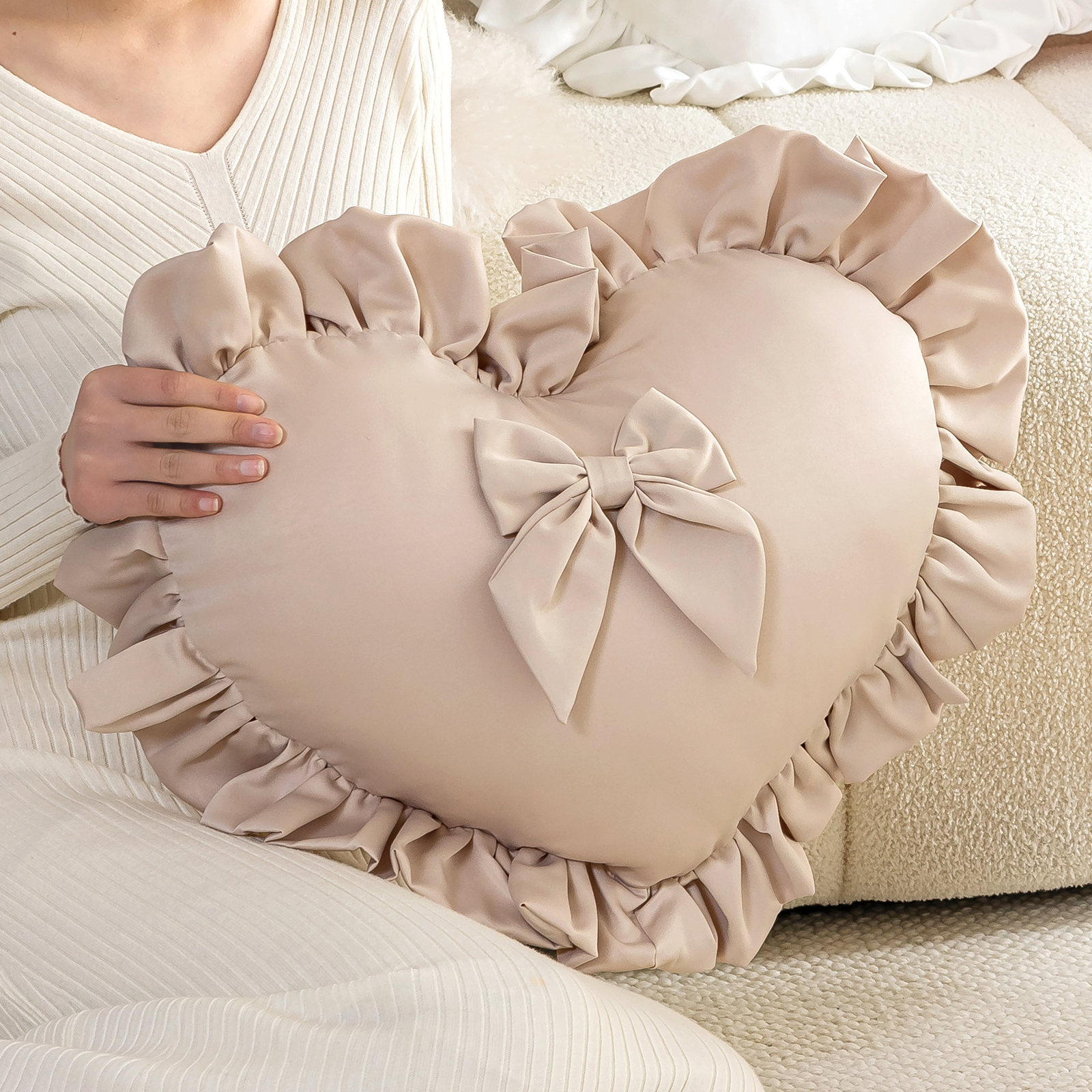 사랑스러운 화이트 블랙 핑크 하트 쿠션 소녀 방 장식  - Baby Nursery Decor Ideas 리뷰 및 가격